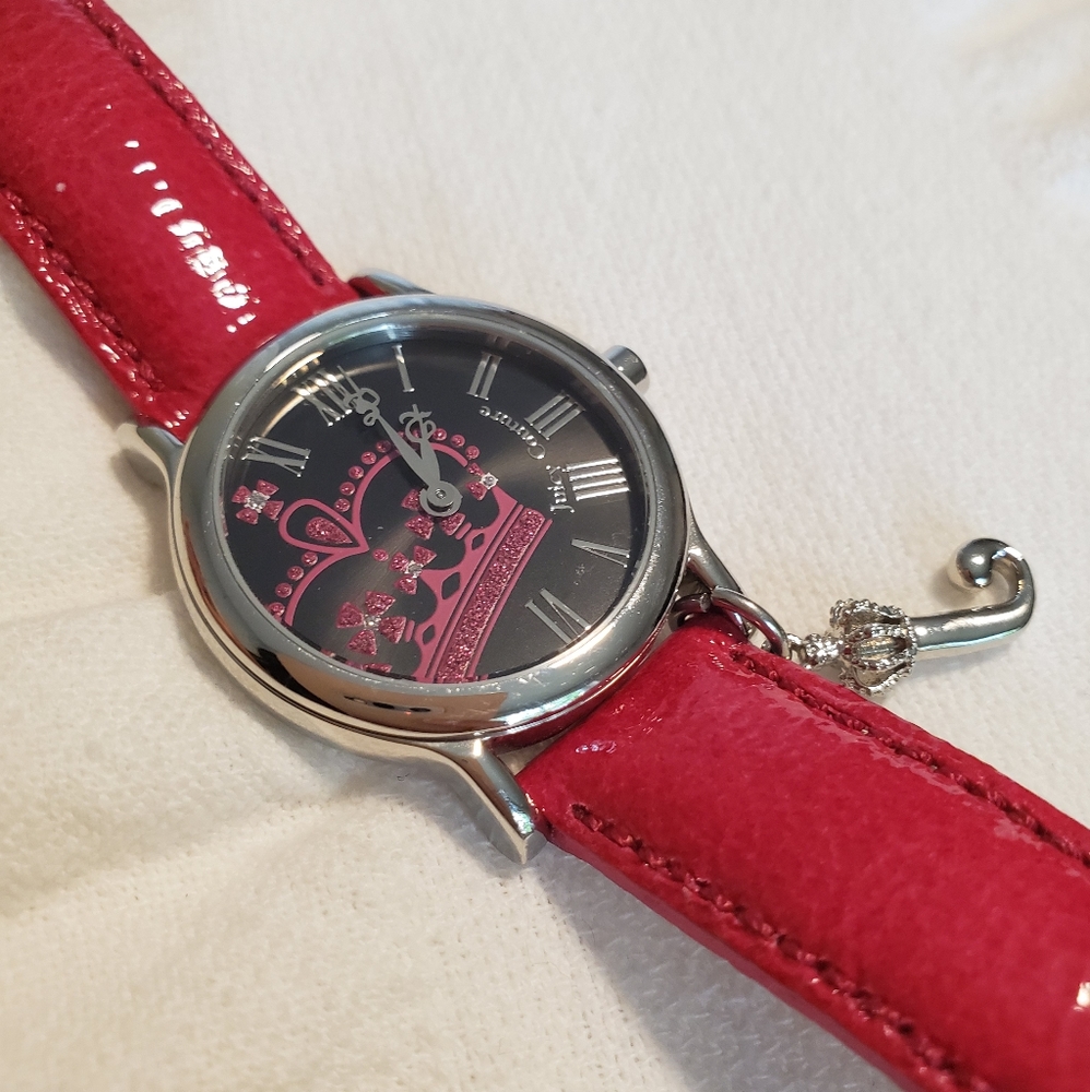 Girls Leather Juicy Couture Watch